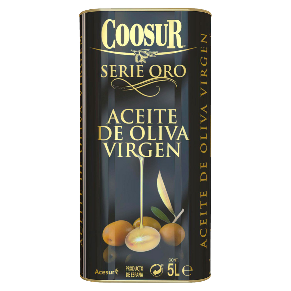 Aceite de Oliva Virgen Serie Oro en Lata 5L