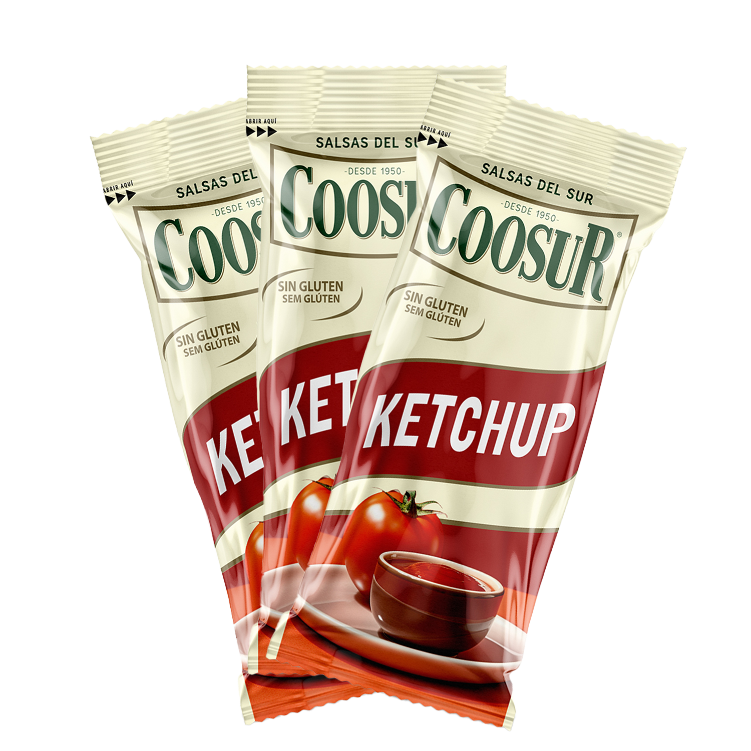 Caja de 250 Monodosis de Kétchup 10 gramos