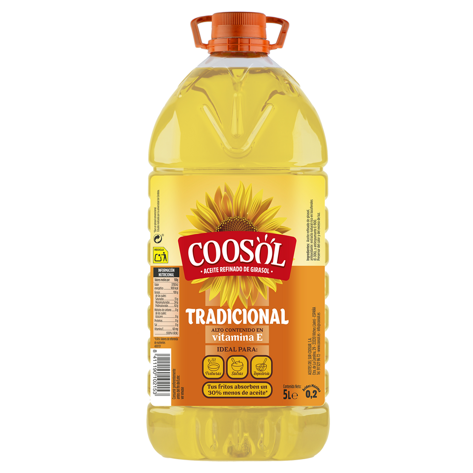 Aceite de Girasol tradicional 5L