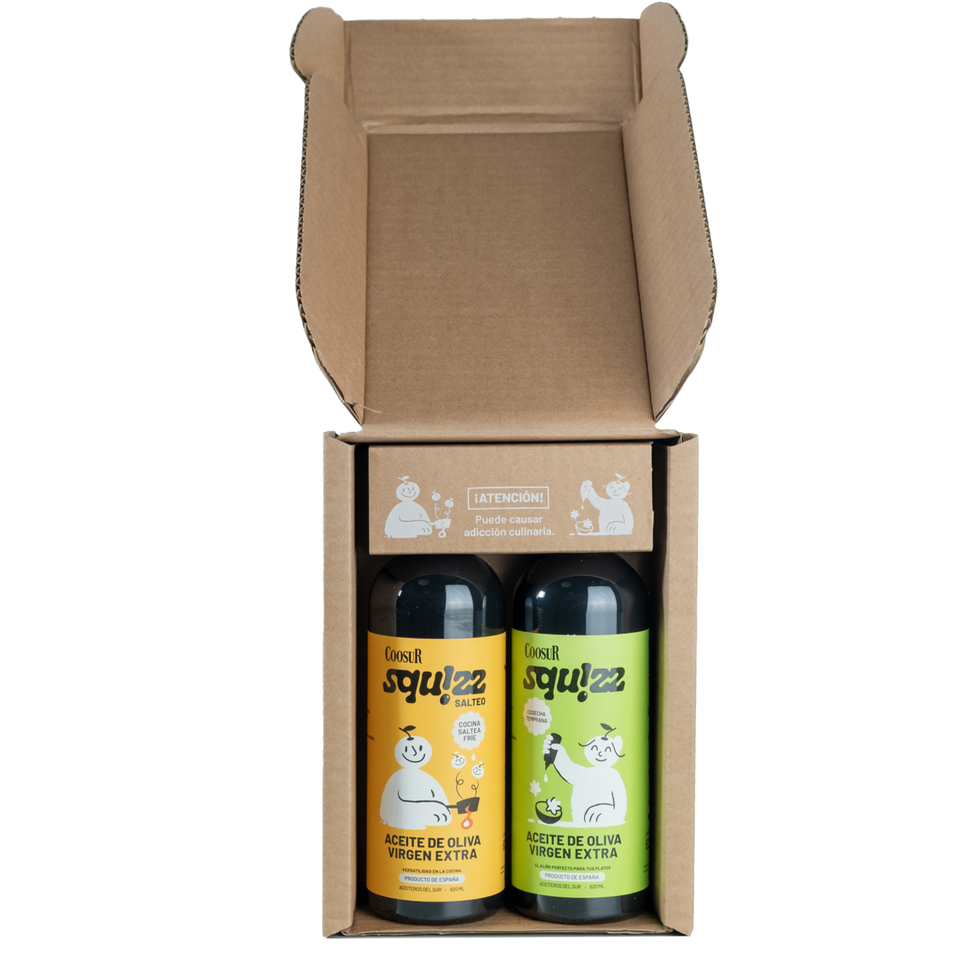 Combo Aceite de Oliva Virgen Extra Coosur Squizz 2x620 ml
